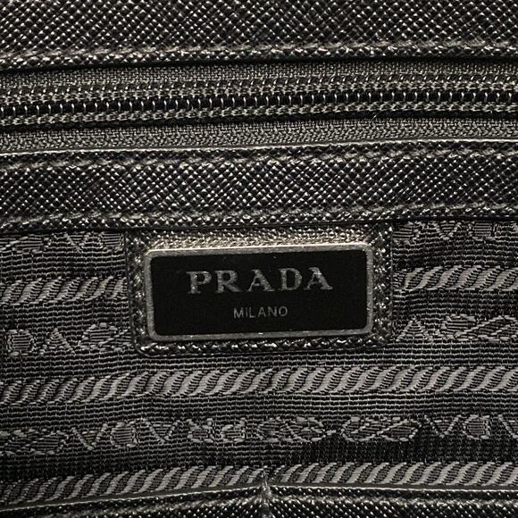PRADA Triangle Logo Business Bag - Picture 12 of 16